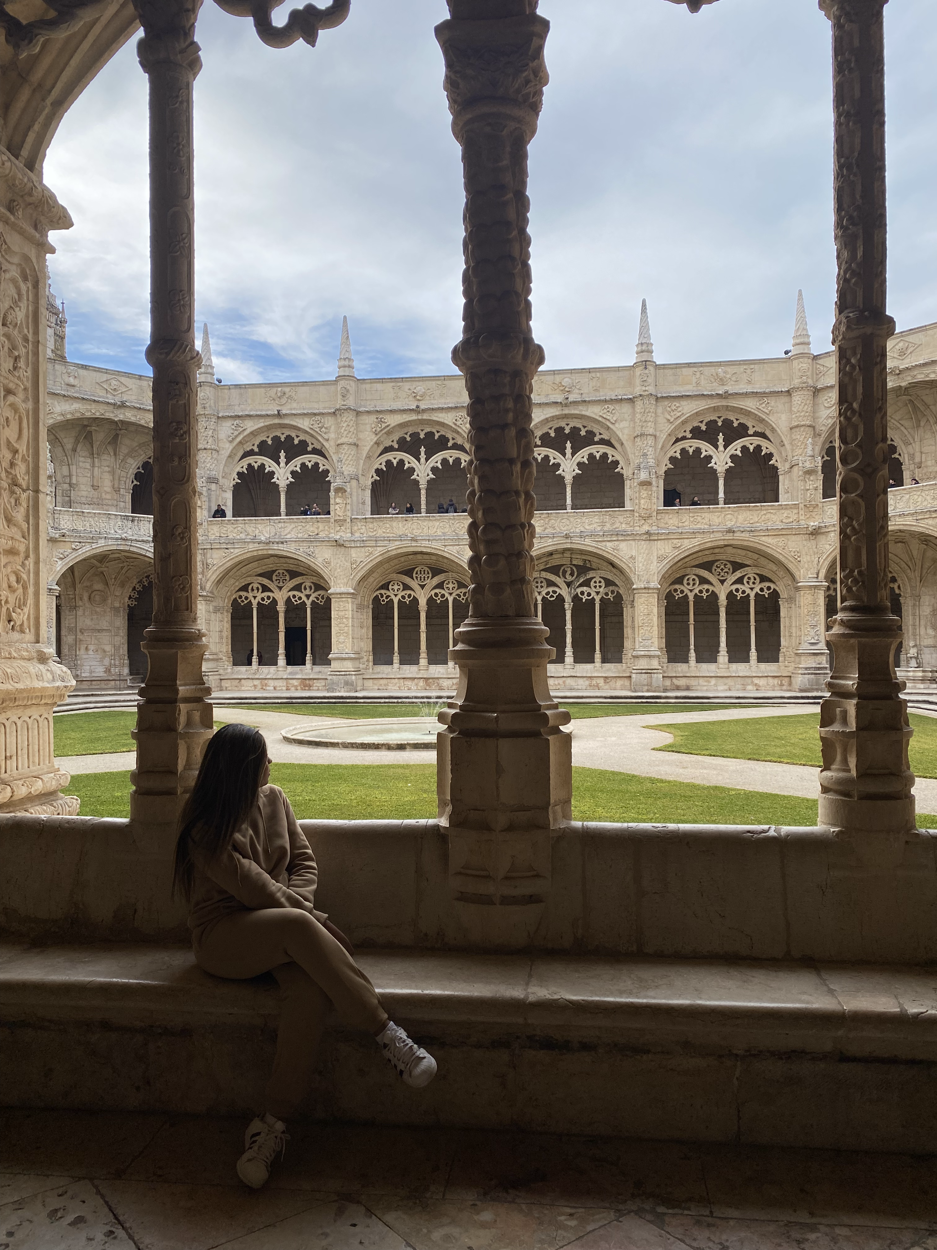 Visitando Mosteiro dos Jerónimos.